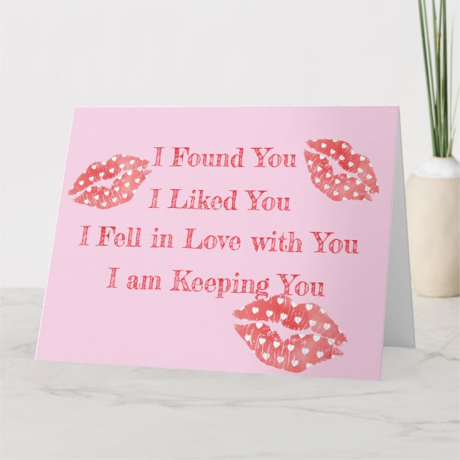 Cartão Valentijn Wenskaart (Frente)