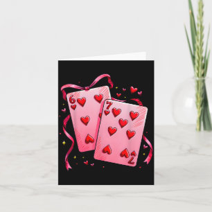 Cartão Valentine 6 7 Dia dos Namorados Jogo de Cartas Com