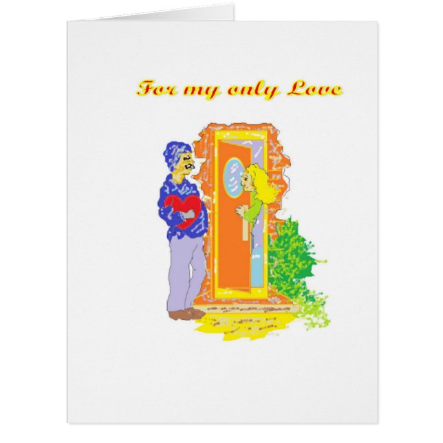 Cartão Valentine Day Card Sarr (Frente)