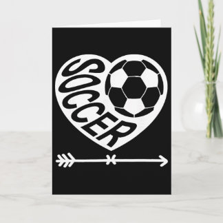 Cartão Valentine Futebol Coração Gotejamento Esporte Amor