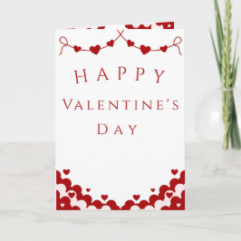 Cartão Valentine’s Day Card, Romantic Holiday Greeting