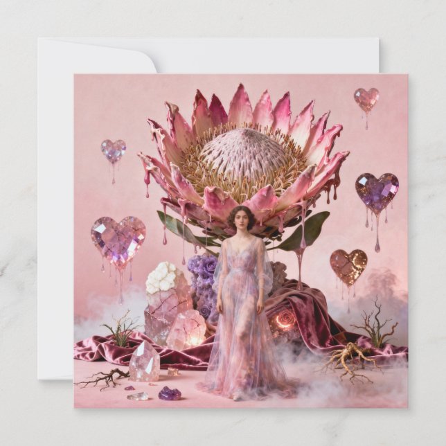 Cartão Valentines Day Card by Eloise Pixlyne (Frente)