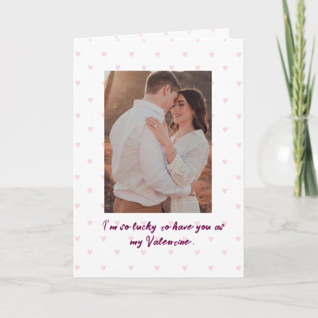 Cartão Valentine's Day Greetings Card  (Frente)