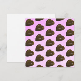Cartão Valentine's Day Heart Pattern