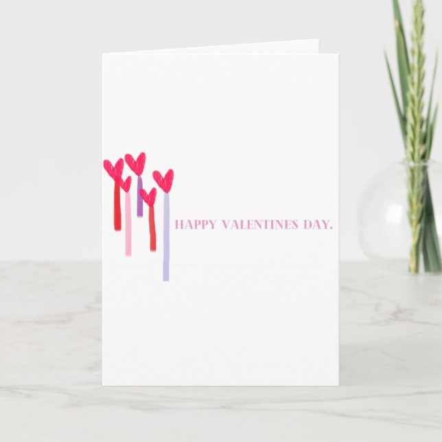 Cartão Valentine's engraçado sarcástico (Frente)