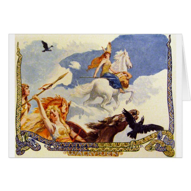 Cartão valkyries (Frente Horizontal)