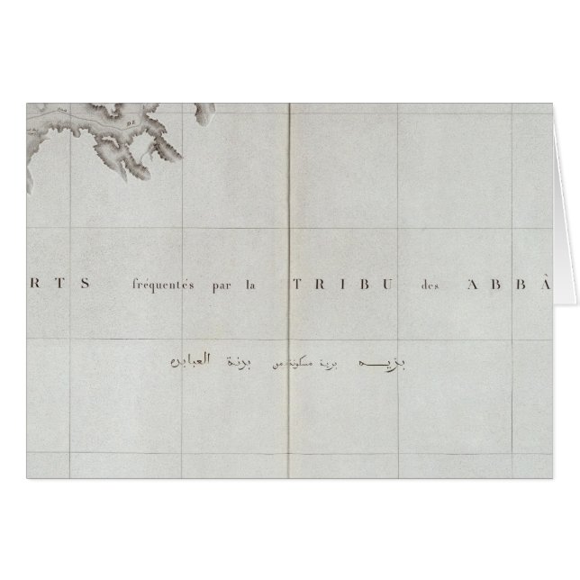 Cartão Vallee de Qosier, Egito (Frente Horizontal)