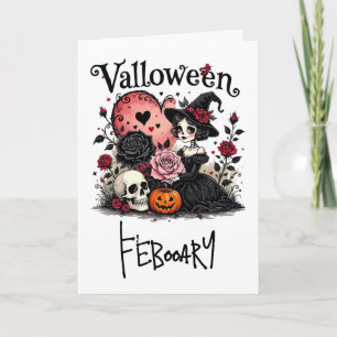 Cartão Valloween Romance Sombrio
