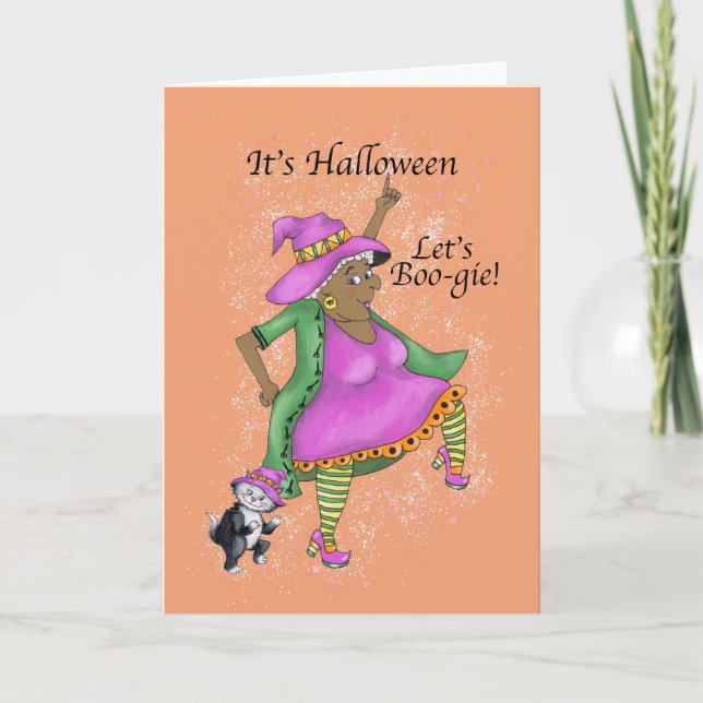 Cartão Vamos Boo-gie (Frente)