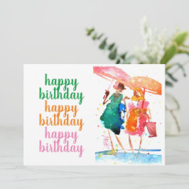 Cartão Vamos caminhando e conversando #140106