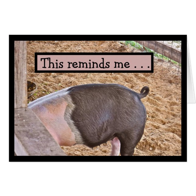 CARTÃO "VAMOS COM ALMOÇO"/COMO HOG HUMOSO EM SUÍNO (Frente Horizontal)