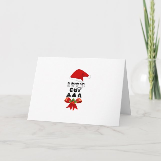 Cartão Vamos de Natal deixa clássico (Frente)