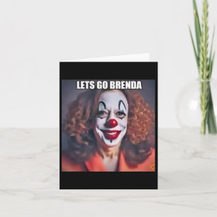 Cartão Vamos de Palhaços Brenda 1