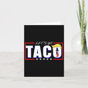 Cartão Vamos Engraçado Vai Taco 36