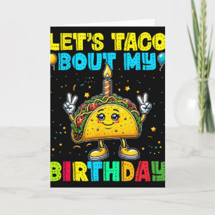 Cartão Vamos falar sobre o meu aniversário Festa Mexicana