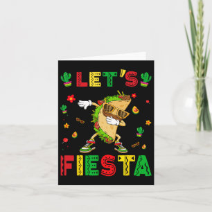 Cartão Vamos Festa Tacos Dabbing Cinco De Mayo Mexicano P