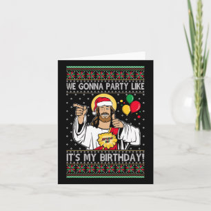 Cartão Vamos festejar como se fosse o meu aniversário Jes