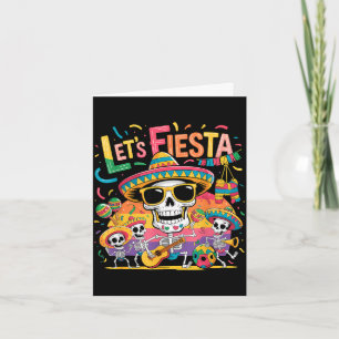 Cartão Vamos festejar festa mexicana 5 de maio engraçado