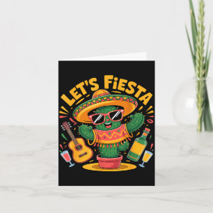 Cartão Vamos festejar festa mexicana 5 de maio engraçado