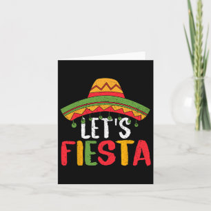 Cartão Vamos Fiesta Mexicano Cinco De Mayo 1