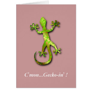 Cartão Vamos...Gecko-in!