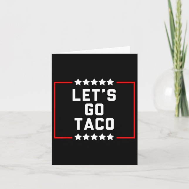 Cartão Vamos Go Taco 16 (Frente)