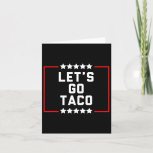 Cartão Vamos Go Taco 16
