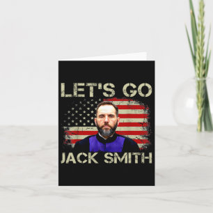 Cartão Vamos Jack Smith Bandeira Americana Verão