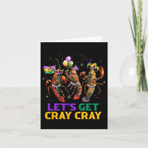 Cartão Vamos Obter Cray Cray Crawfish Costume Boys Men Ma