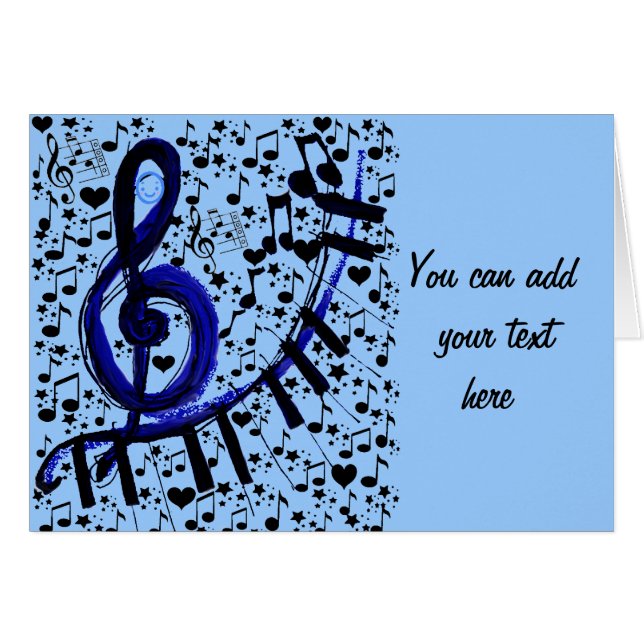 Cartão Vamos Rock! (Frente Horizontal)