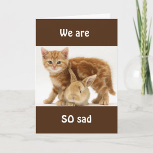 CARTÃO VAMOS SENTIR TANTA FALTA! CARTAO