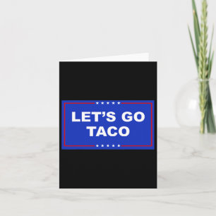 Cartão Vamos Vai Taco Camisa Vamos Vai Taco