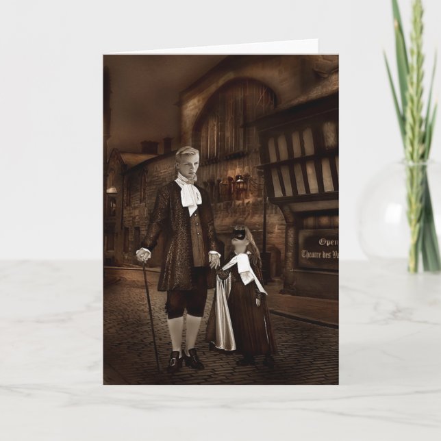 Cartão Vampire Greeting Card (Frente)