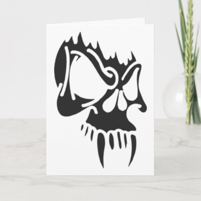 Cartão Vampire Skull (Frente)