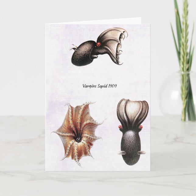 Cartão Vampire Squid Card (Frente)