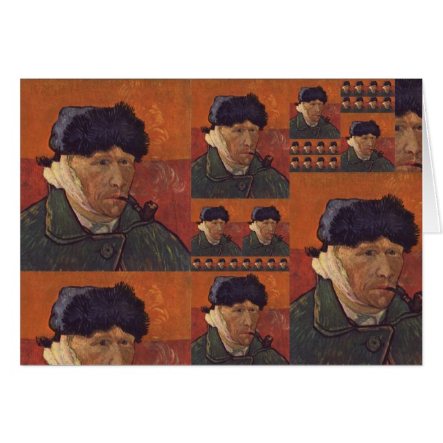 Cartão van gogh (Frente Horizontal)