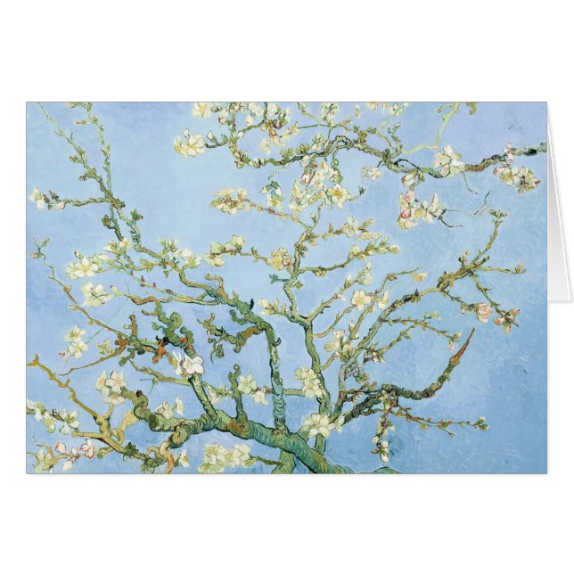 Cartão Van Gogh Almond Blossoms (Frente horizontal)