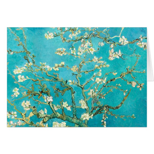 Cartão Van Gogh Almond Blossoms (Frente horizontal)