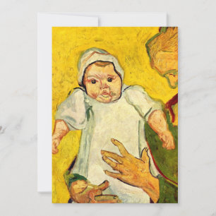 Cartão Van Gogh - Augustine Roulin e seu bebê