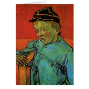 Cartão Van Gogh, Estudante (Camille Roulin), Arte Antiga