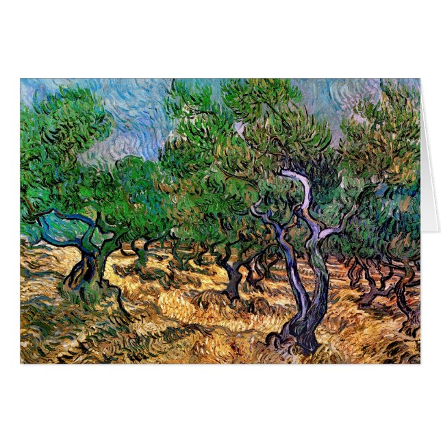 Cartão Van Gogh - Oliveira (Frente Horizontal)
