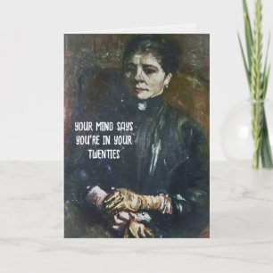 Cartão Van Gogh Pinting Birthday Humor Card