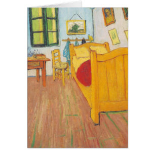 Cartão Van Gogh - quarto em Arles (1889)
