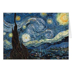 Cartão Van Gogh Starry Night