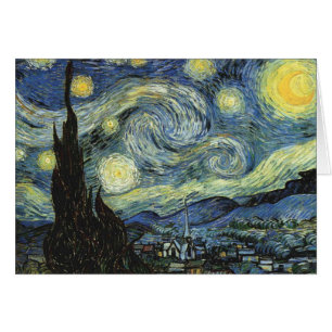 Cartão Van Gogh Starry Night