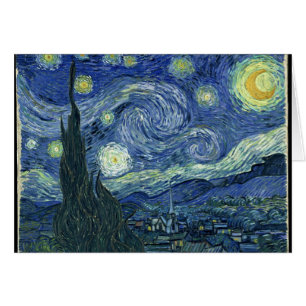 Cartão Van Gogh Starry Night