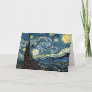 Cartão Van Gogh Starry Night