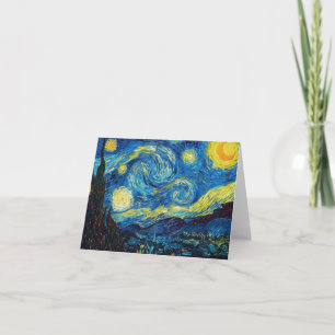 Cartão Van Gogh Starry Night Note Card
