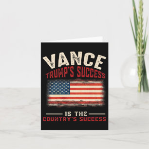 Cartão Vance - Presidente Trumps Success É Os Países