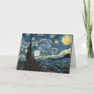 Cartão vangogh-starry night edit